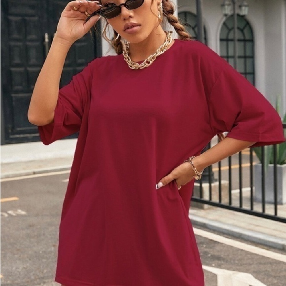 🌸S42 - Oversized T-shirt🍷